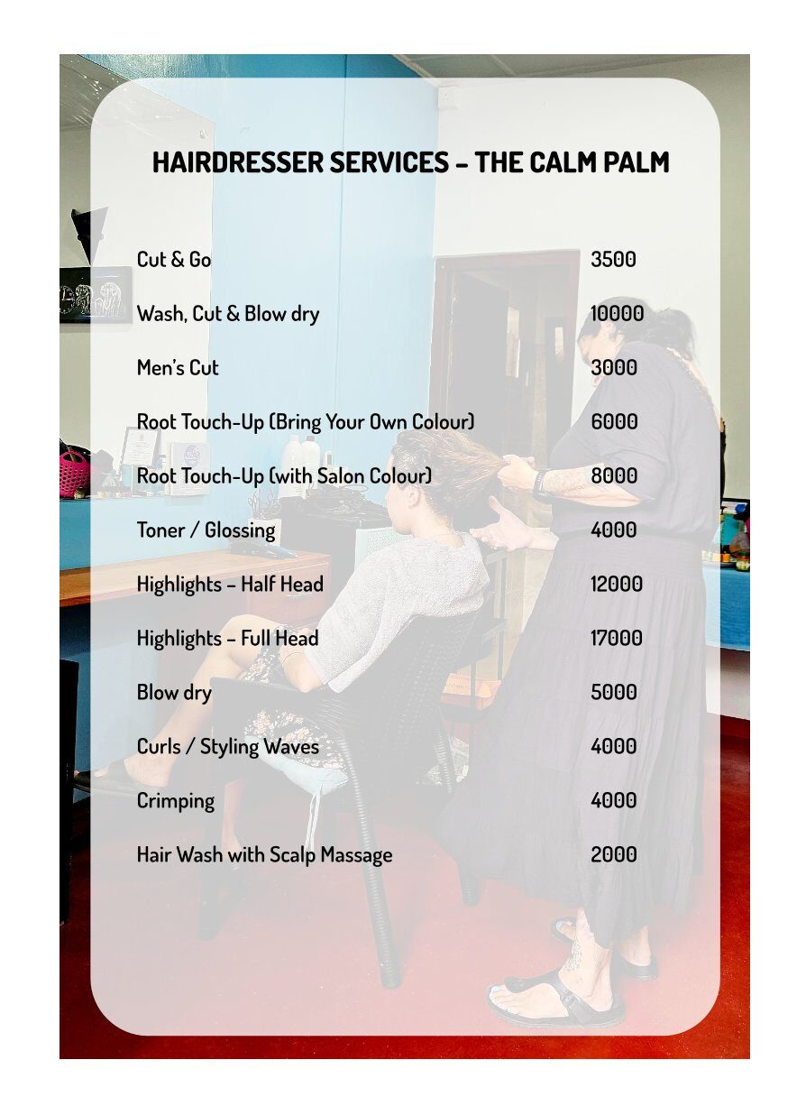 HAIRDRESSER SERVICES HAIRDRESSER SERVICES